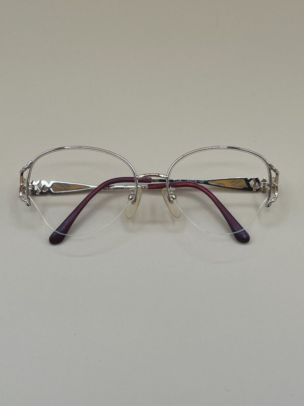 YVES SAINT LAURENT Vintage Titanium Eyeglass Frames 30-6653 53-16-130 Japan